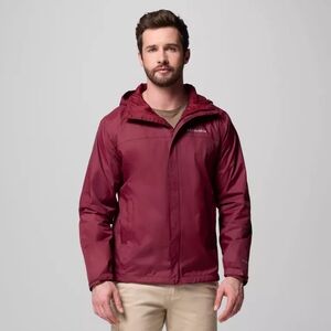 Columbia Omni-Tech Men's Watertight II Jacket -‎ Size S, Rich Wine/Burgundy NWOT